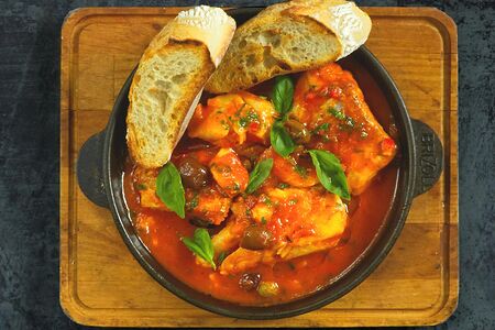 Треска по-сицилийски