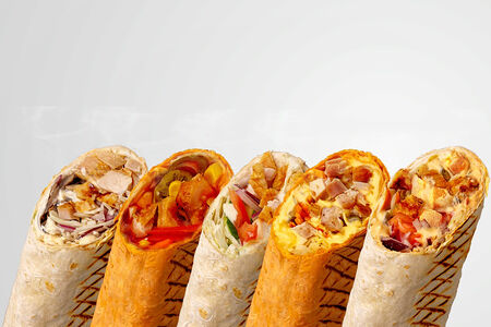 Сет 5 видов шаурмы