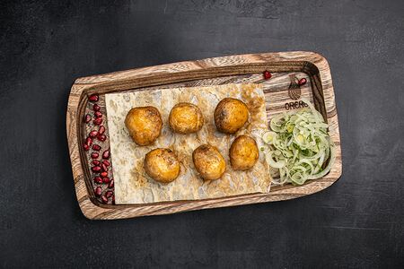 Шампиньоны на углях