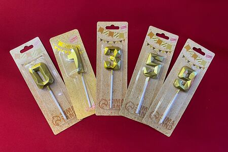 Свечи цифры