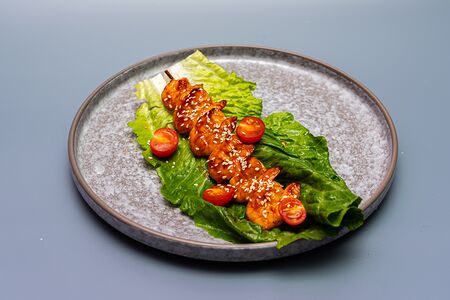 Шашлык из тигровой креветки