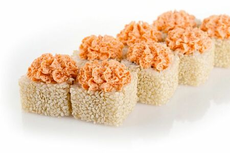 Лава сяке с кунжутом