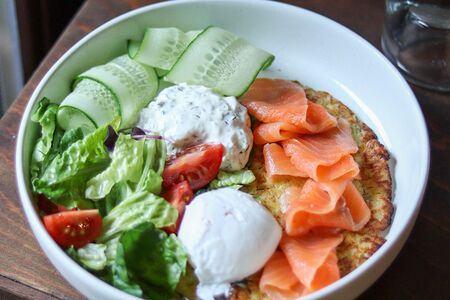 Драник с форелью