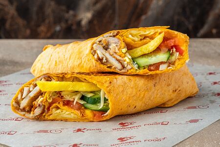 Шаверма сырный лаваш с картофелем 