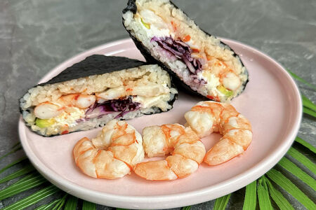 Суши-сэндвич с креветкой