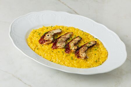 Орзо с угрем