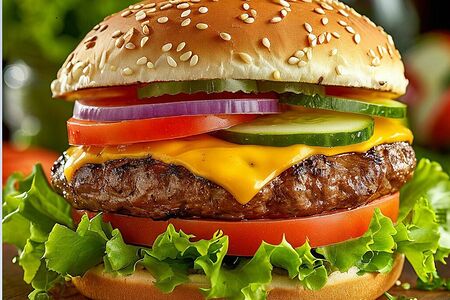 Бургер с говядиной