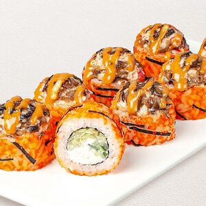 Ролл шиитаке краб с азиатским соусом