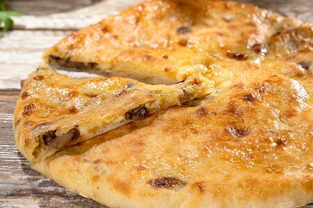 Пирог Сыр и грибы