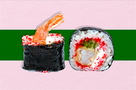 Темпура с креветкой