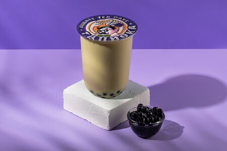 Бабл молоко Банан с тапиокой 