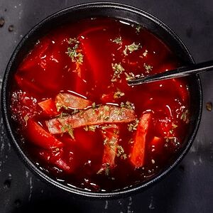 Борщ с мясом