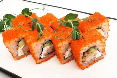 Ролл Калифорния с креветкой