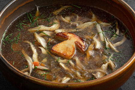 Похлебка из белых грибов