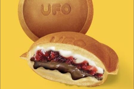 UFO-бургер фруктовый десерт