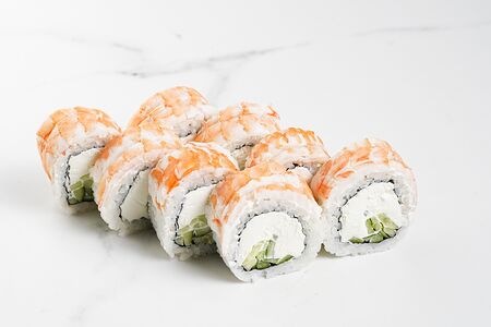 В креветке с огурцом и сыром