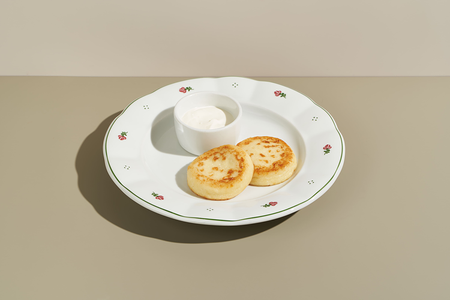 Сырники со сметаной