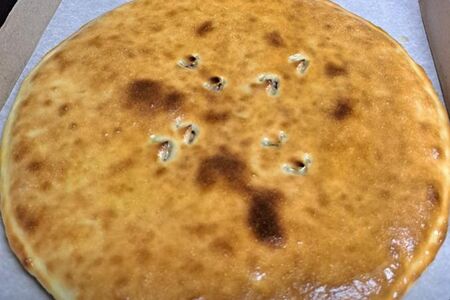 Пирог с капустой и грибами постный