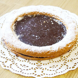 Пирожное Бычий глаз с шоколадом