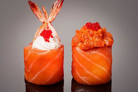 Ролл Тай Кинг Микс с Лососем и Тунцом