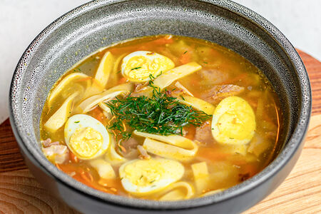 Лёгкий итальянский суп с индейкой