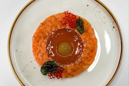 Тартар из лосося