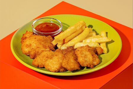Наггетсы с картошкой фри