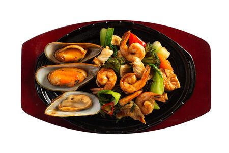 Ассорти из морепродуктов с овощами (400 гр)