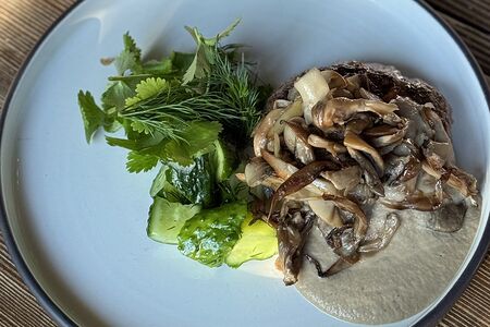 Бифштекс из мраморной говядины