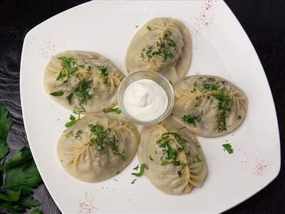 Манты с говядиной