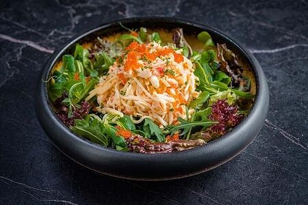 Салат с камчатским крабом