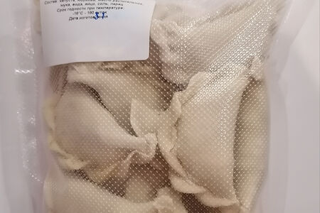 Замороженные вареники с капустой