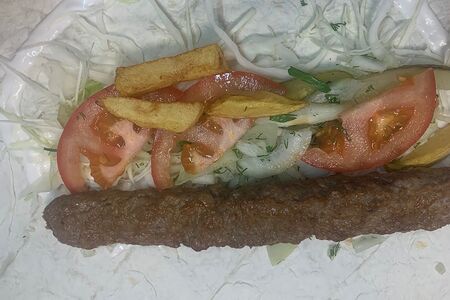 Кебаб из баранины в лаваше