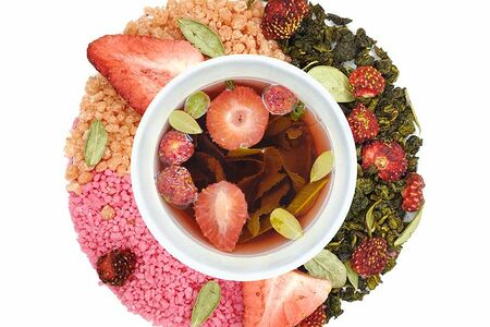 Китайский улун с земляникой