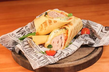 Донер с люля из курицы