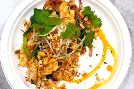 Пад тай с креветками