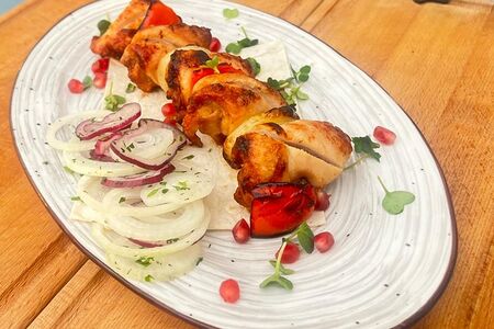 Филе куриного бедра на мангале