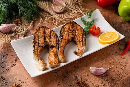 Форель на Мангале 