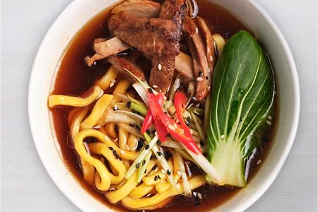 Суп с утиной грудкой