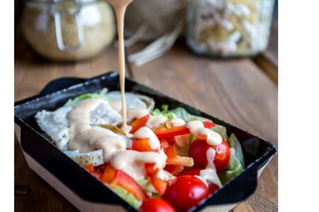 Салат Микс с куриной грудкой