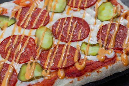 Римская пицца Чиризо гриль