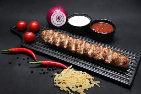 Кебаб из телятины с сыром Чеддер (160г)