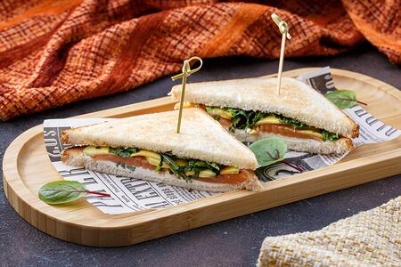 Сэндвич с семгой 