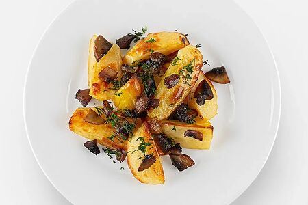 Картофель с грибами