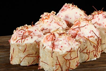 Лава с лососем и креветкой