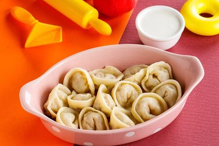 Детские пельмени с курицей