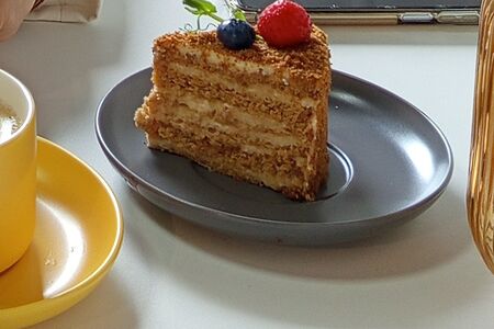 Торт Медовик без сахара