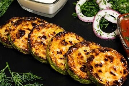 Кабачки на углях