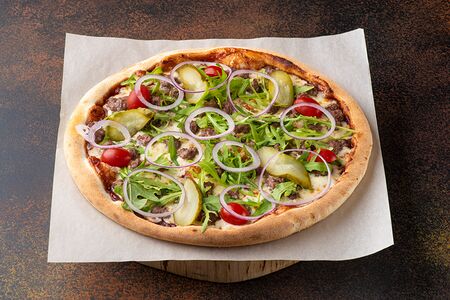 Пицца для голодных мужчин