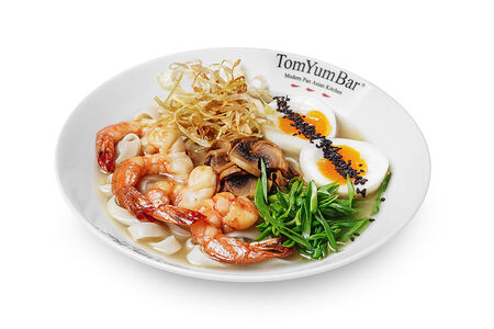 Рамэн с королевскими креветками